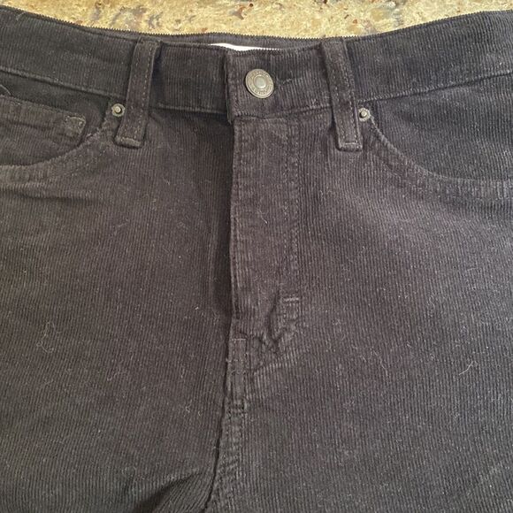 Top shop, Jamie flare, black corduroy jeans - Picture 4 of 7
